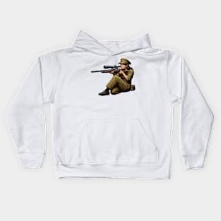 Sniper Girl Kids Hoodie